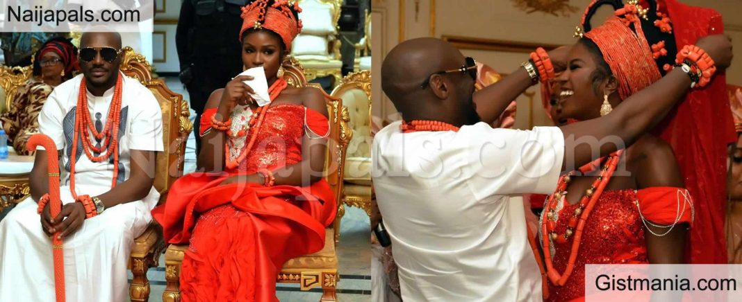 “The Finest Dad Alive” –Natasha Osawaru Idibia Hails 2baba Following Birth Of Their First Child